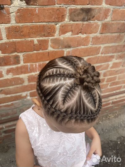 Афрокосы косы с канекалоном детям