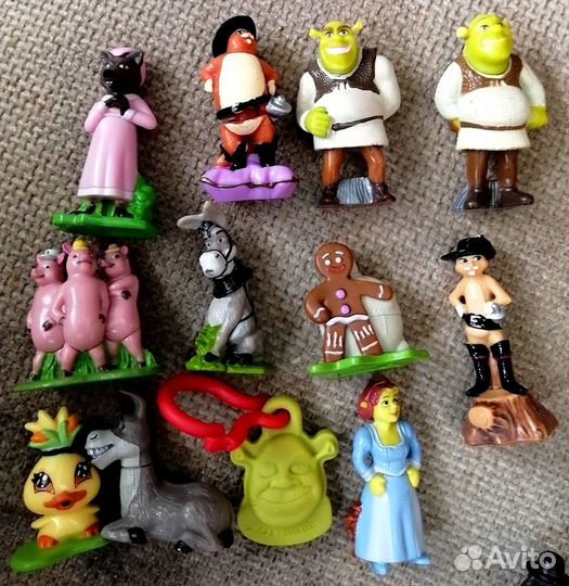 Игрушки из Киндер-Сюрприз: Винкс,Пикси,Шрек