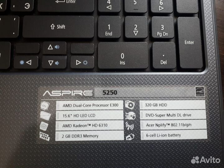 Ноутбук acer aspire 5250