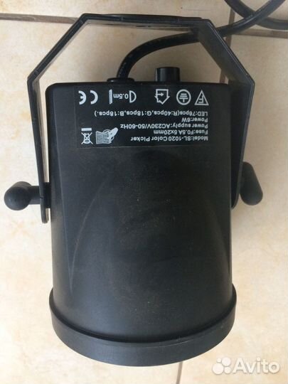 Led Star SL-1020 прожектор RGB светодиодный, 6В