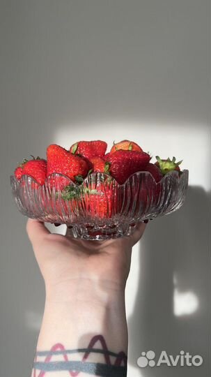 Хрстальная ваза (блюдо, конфетница)