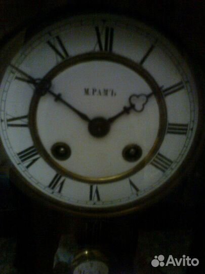 Старинные настенные часы М.рамъ