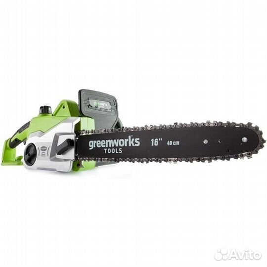 Электрическая цепная пила Greenworks GCS1840, 1800