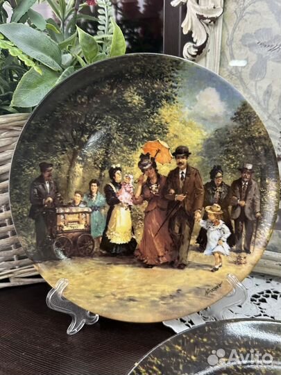Сюжетные. коллекционные тарелки. Англия
