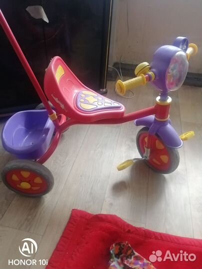 Детский трехколесный велосипед бу