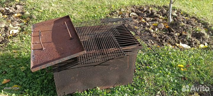 Коптильня горячего копчения бу