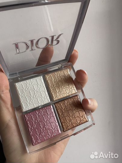 Палетка хайлайтер dior backstage