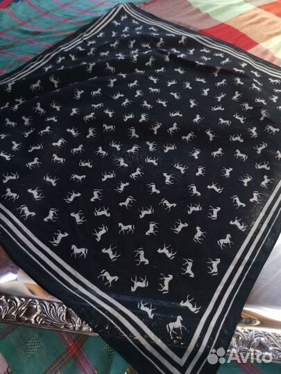 Лошадки хлопковый платочек