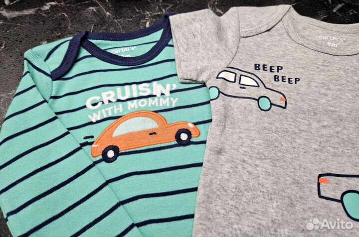 Тройка боди/футболка/штаны Carter's 62 68 74 80 86