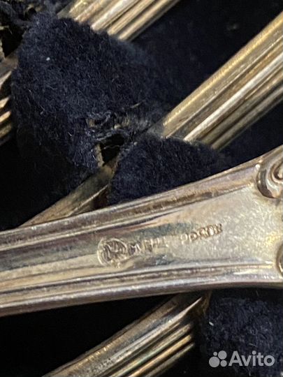 Ложки/вилки мельхиор. Роза. СССР