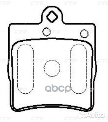 Колодки тормозные дисковые (старый арт. ckbz-11