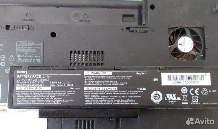 Ноутбук б/у benq Joybook A53