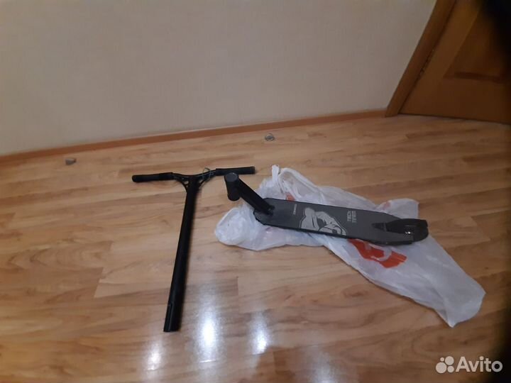 Дека, руль на трюковой самокат все по 1000