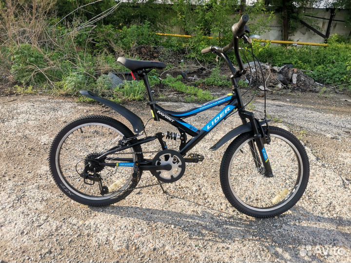 Велосипед горный детский двухподвес 20