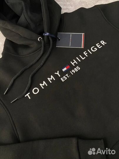 Толстовка Tommy Hilfiger 1985 черная LUX