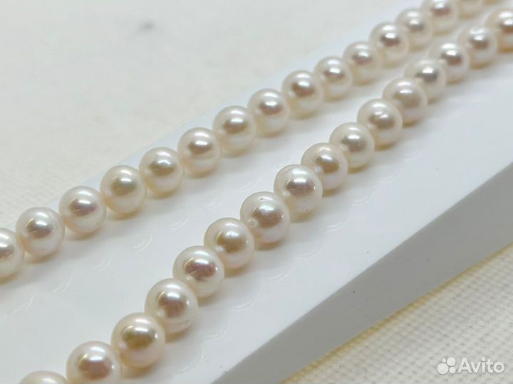 Золотое колье с жемчугом 585* (Врш ТЦ)