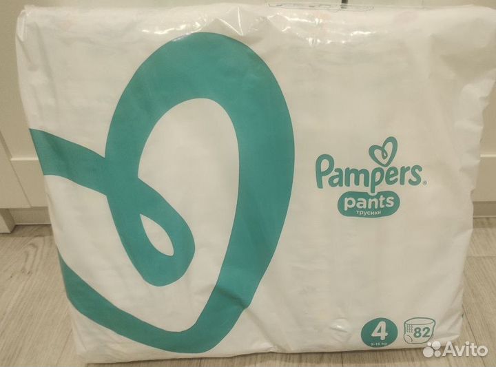Трусики Pampers 4 размер 82 и 164 шт