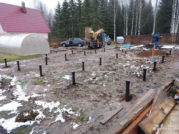 Винтовые сваи ремонт фундамента