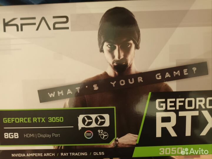 RTX 3050 8GB KFA2 X black