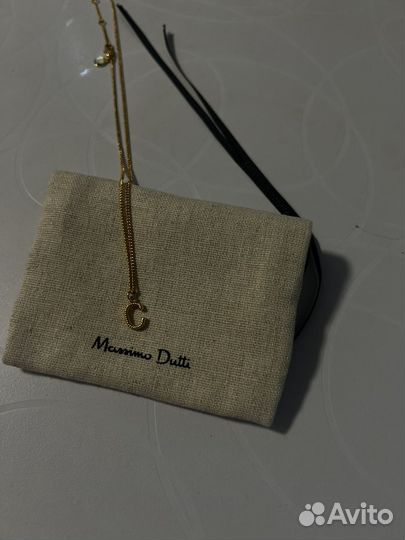 Кулон с буквой С Massimo Dutti