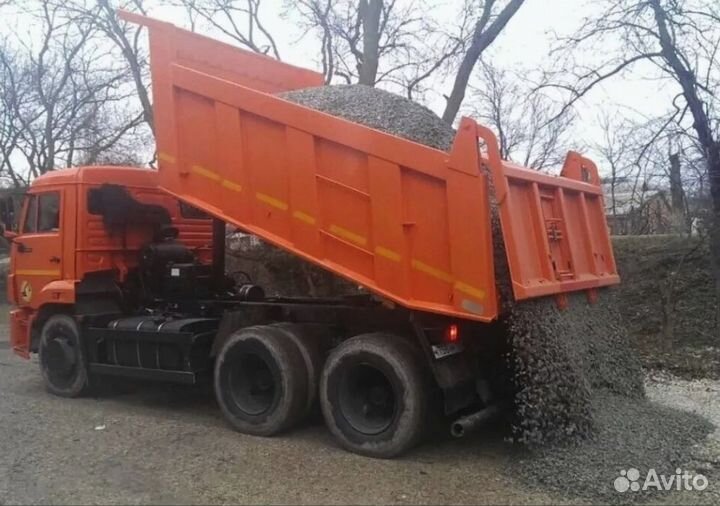 Щебень гравийный с доставкой