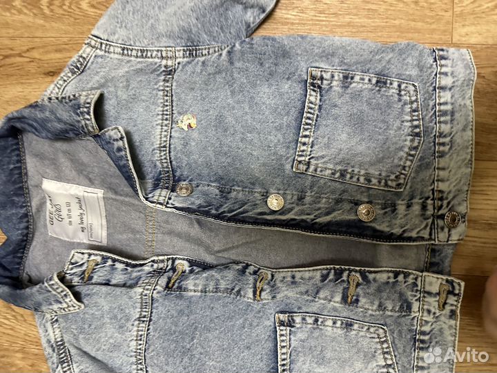 Джинсовка для девочки 122