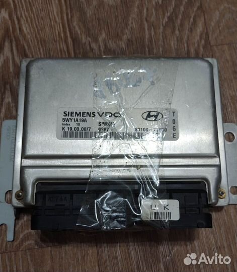 Блок управления двигателем hyundai sonata