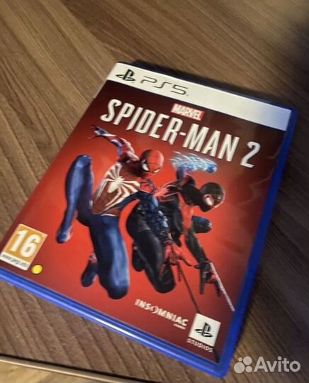 Диск Человек Паук 2 на русском ps5