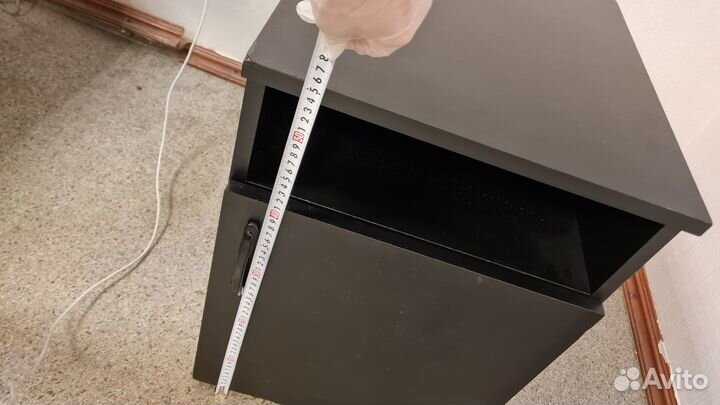 Тумбочка офисная бу чёрная