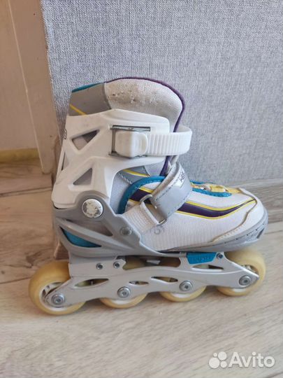 Роликовые коньки детские раздвижные 26-31 размер