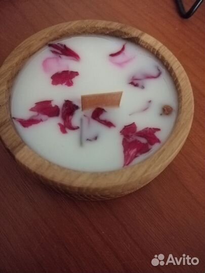 Свечи из натурального воска ручная работа