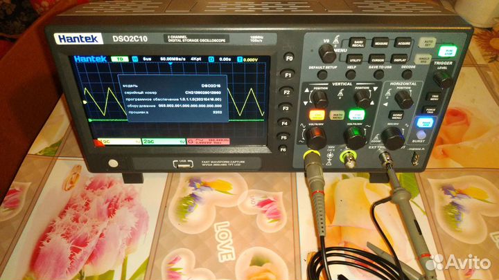 Новый осциллограф Hantek DSO2C10 (2D15) +AWG