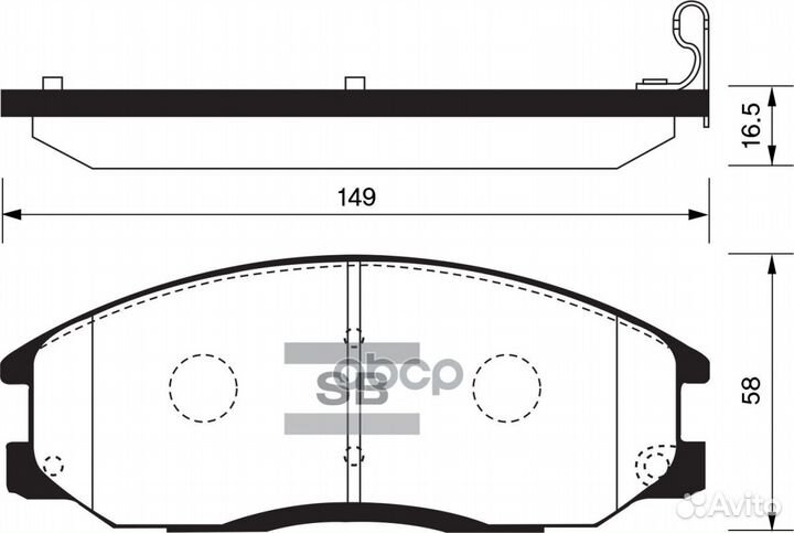 SP1157SNS 581012AA26 колодки дисковые п Hyundai