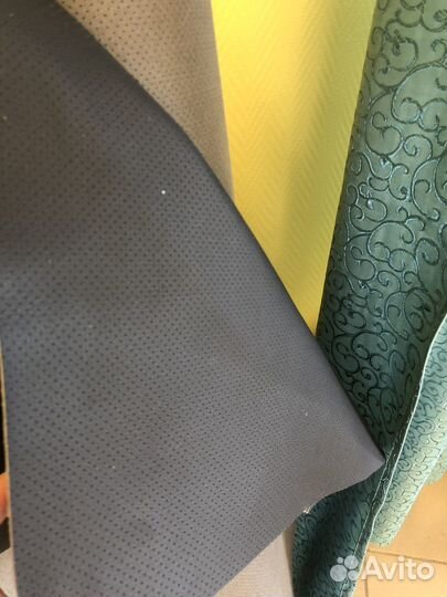 Экокожа на микрофибре и на ткани