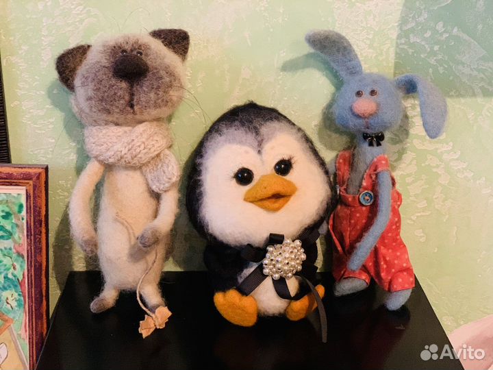Войлочные игрушки ручной работы