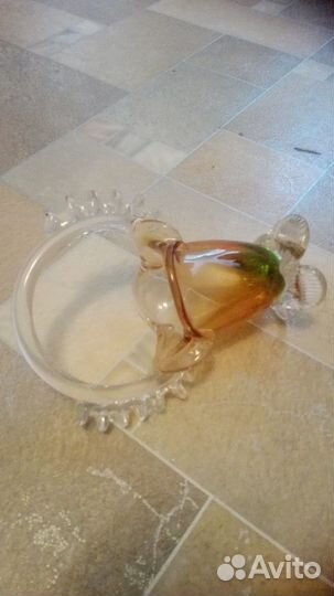 Конфетница Чешское Стекло