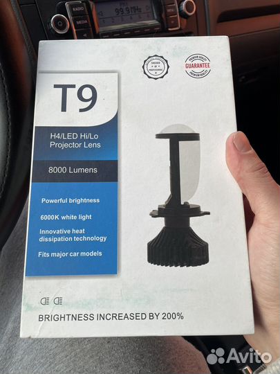 Светодиодные Мини линзы T9 h4