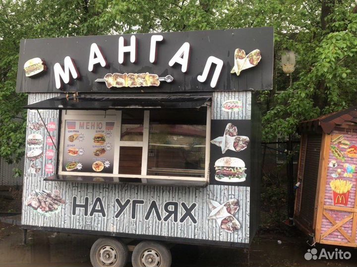 Вагончик для шаурмы и шашлыка