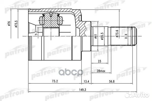 Шрус PCV1517 patron