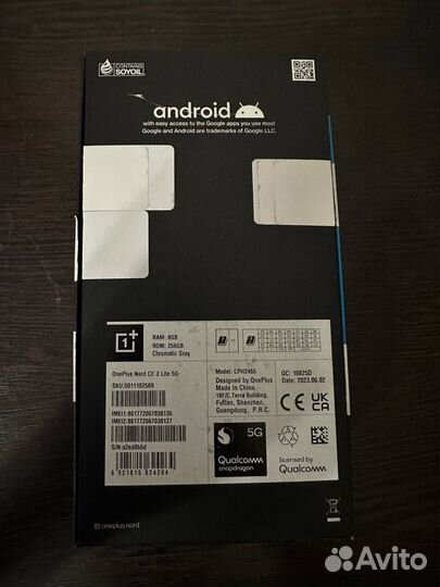 OnePlus Nord CE 3 Lite 5G, 8/256 ГБ