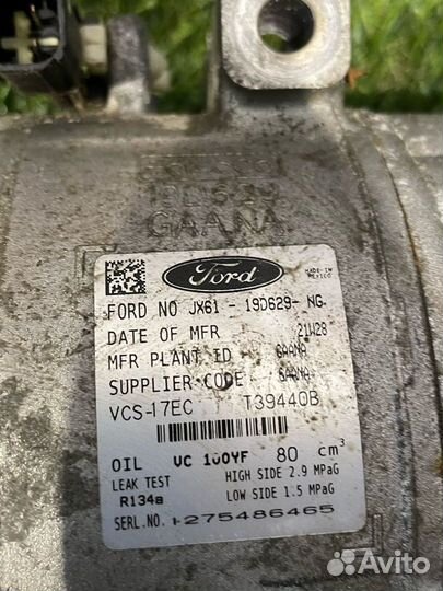 Компрессор кондиционера Ford Escape 4 CX482 2021