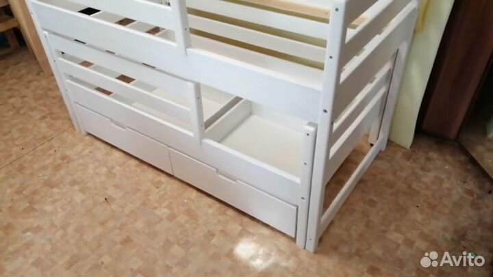 Детская выкатная кровать (160 х 80 + 150 х 80 см.)