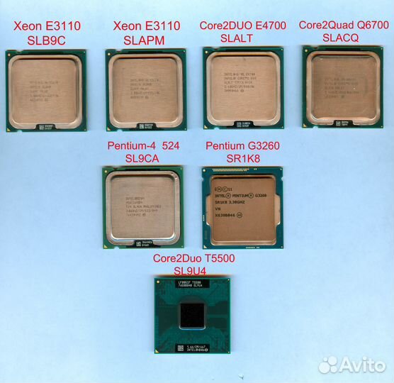 Процессоры Intel Socket LGA775, LGA1150