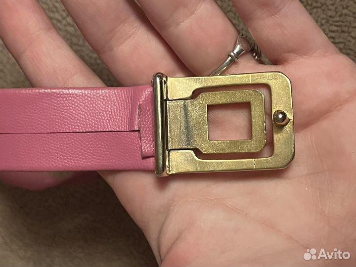 Ремень женский тонкий кожаный