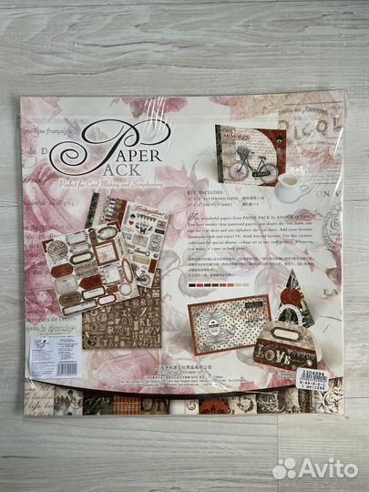 Набор бумаги для скрапбукинга, 30,5х30,5 см, 27 л