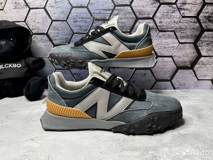 Кроссовки New Balance xc72 серо-желтые