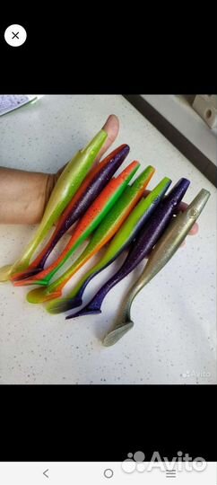 Силиконовые приманки Strike Pro pig shad 21 см