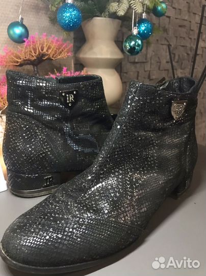 Ботильоны натуральная кожа 40 Renzoni Италия