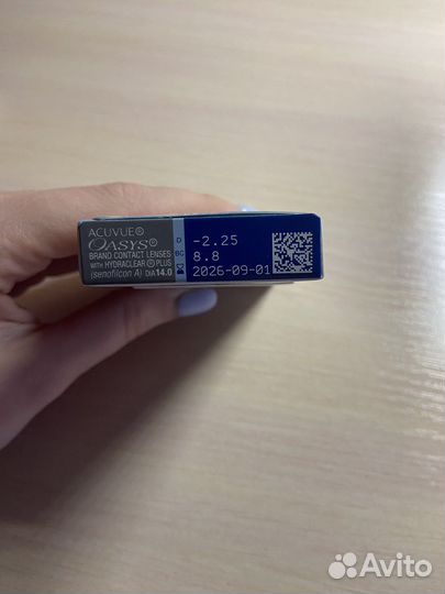 Контактные линзы acuvue oasys