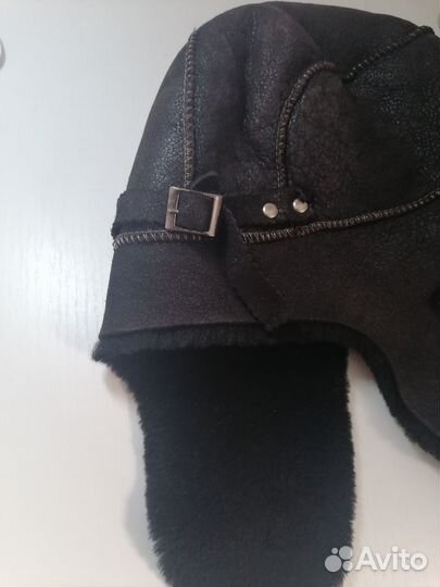 Зимняя шапка-ушанка мужская